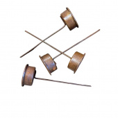 Ljushållare för Värmeljus - Rostfärgade 4 st Ljushållare för Värmeljus - Rostfärgade 4 st