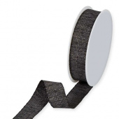 Dekorband Svart/Guld 25 mm (20 meter) Dekorband Svart/Guld 25 mm (20 meter)