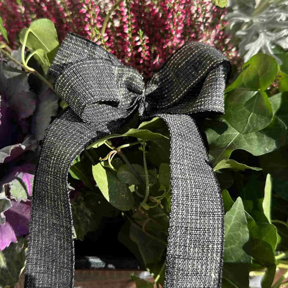 Dekorband Svart/Guld 25 mm (20 meter)