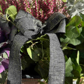 Dekorband Svart/Guld 25 mm (20 meter) Dekorband Svart/Guld 25 mm (20 meter)