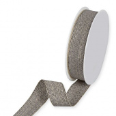 Dekorband Beige/Guld 25 mm (20 meter) Dekorband Beige/Guld 25 mm (20 meter)