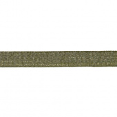 Dekorband Olivgrön/Guld 25 mm (6 meter) Dekorband Olivgrön/Guld 25 mm (6 meter)