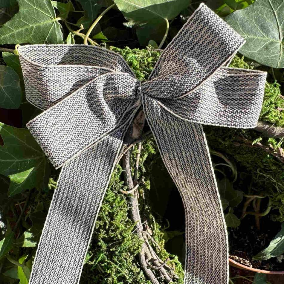 Dekorband Beige/Guld 25 mm (6 meter)