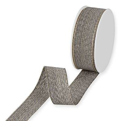 Dekorband Beige/Guld 25 mm (6 meter)