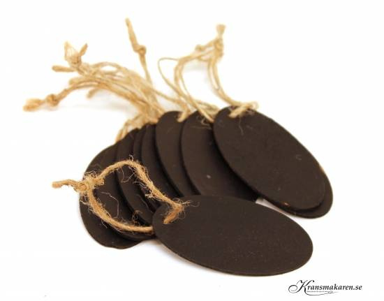 etiketter 20 st svarta