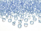 100 st himmelsblå diamanter