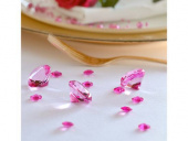 Rosa diamantkonfetti, 100 st/förp