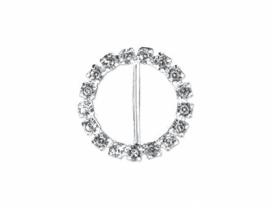 Dekorativa runda spännen med stenar