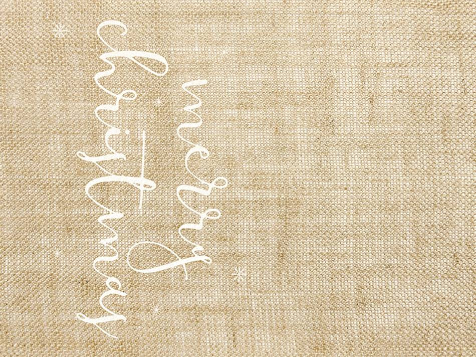 Bordslöpare av Jute. Text 