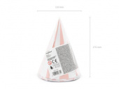 Partyhattar, rosa. 16X10 cm. 6 st Partyhattar, rosa. 16X10 cm. 6 st