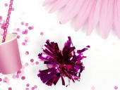 Folieklädda ballongtyngder, Mörkrosa, 4 st Folieklädda ballongtyngder, Mörkrosa, 4 st