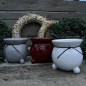 Blomkruka med 3 ben Grå Blomkruka med 3 ben Grå