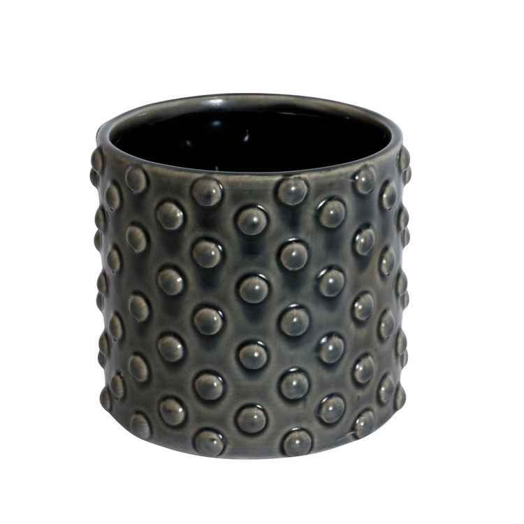 Kruka Glacebubbel Gråblå 13,5 cm