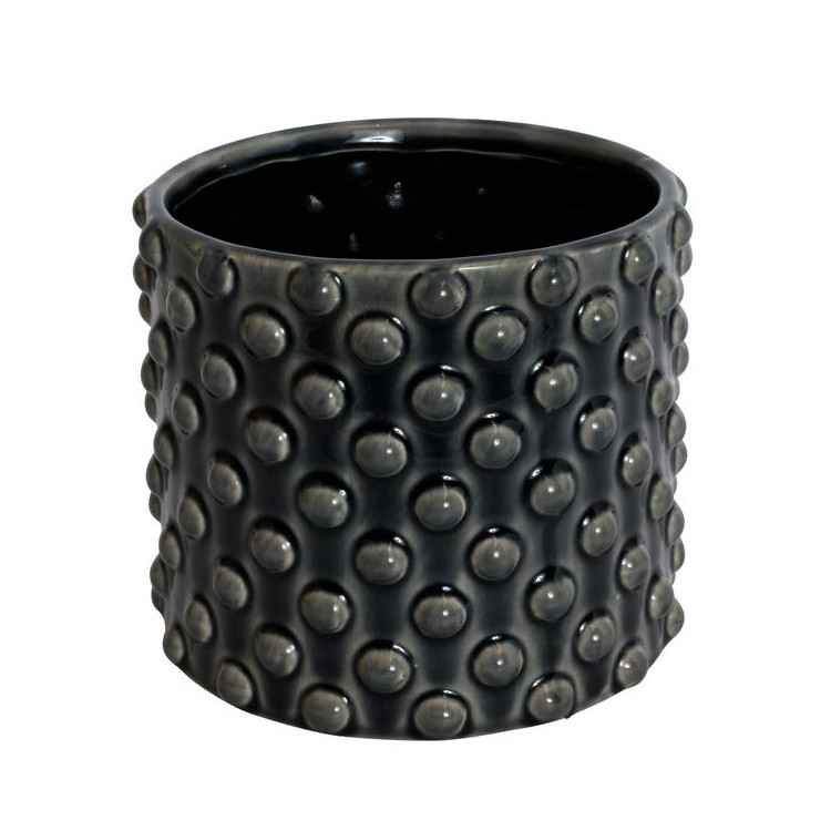 Kruka Glacebubbel Gråblå 15 cm