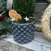 Kruka Glacebubbel Gråblå 15 cm Kruka Glacebubbel Gråblå 15 cm