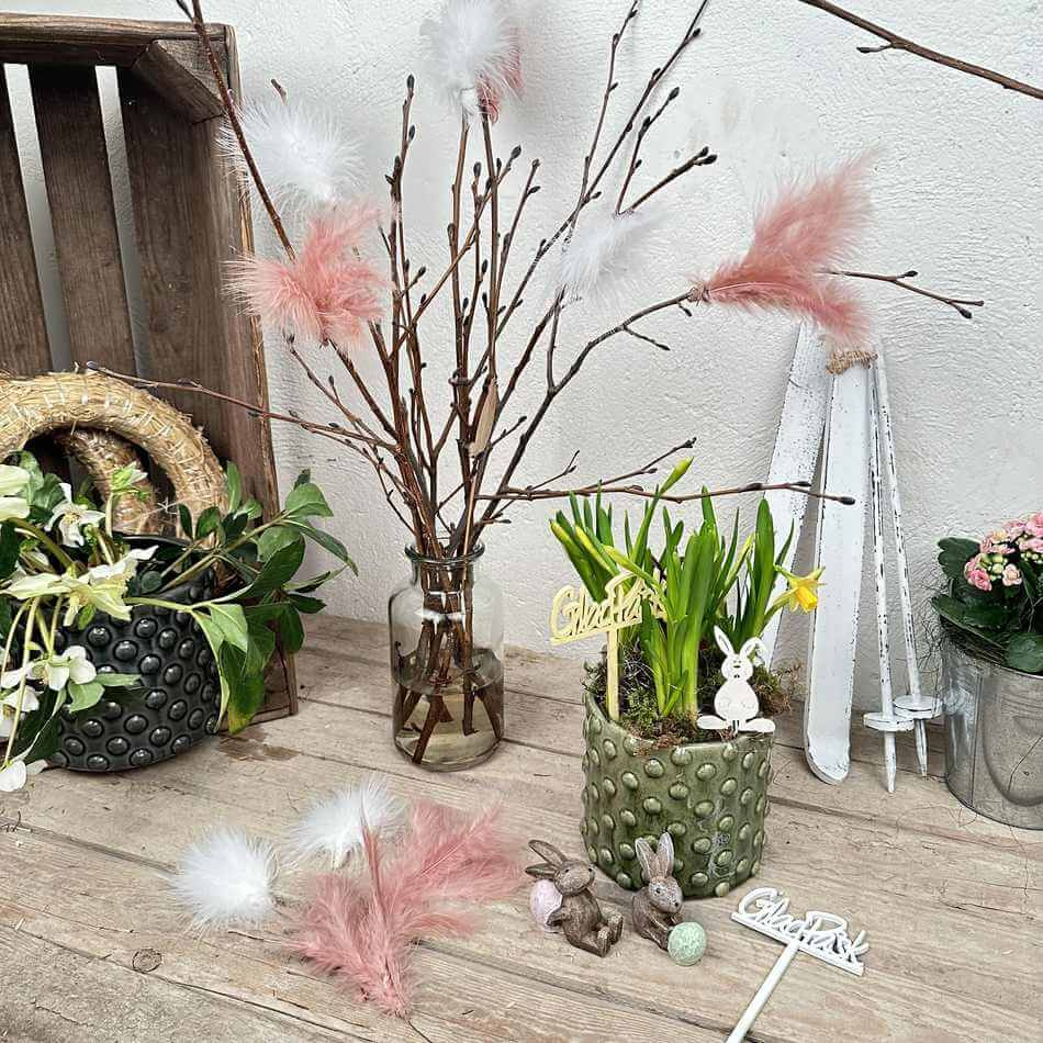 Kruka Glacebubbel Grön 15 cm