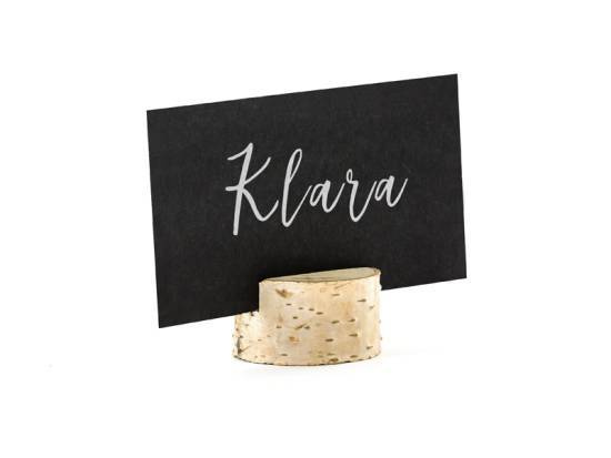 Korthållare av trä, diameter 3-4cm (1 pkt / 10 st.)