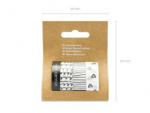 Tejp / Washitejp, Svart & Vit, mix. 4 x 10 meter Tejp / Washitejp, Svart & Vit, mix. 4 x 10 meter