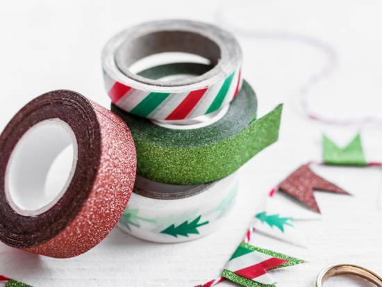 Tejp / Washitejp, Julmix, mix. 4 x 10 meter