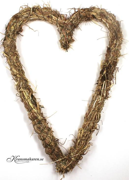 Halmhjärta, 42 cm