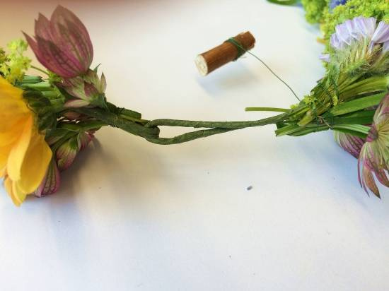 Hårkrans / midsommarkrans  (materialsats)