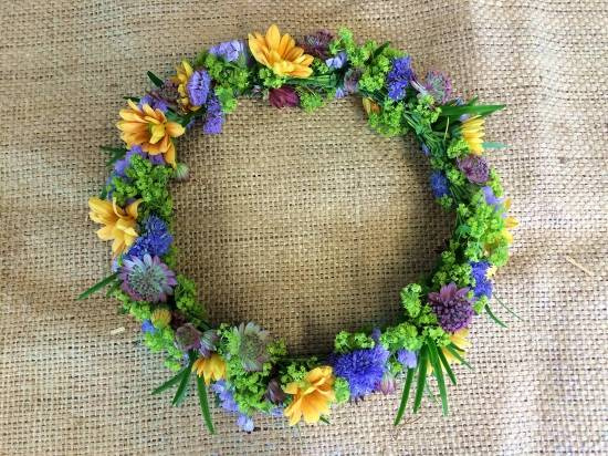 Hårkrans / midsommarkrans  (materialsats)