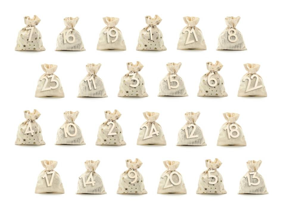 Adventskalender, påsar. Mix