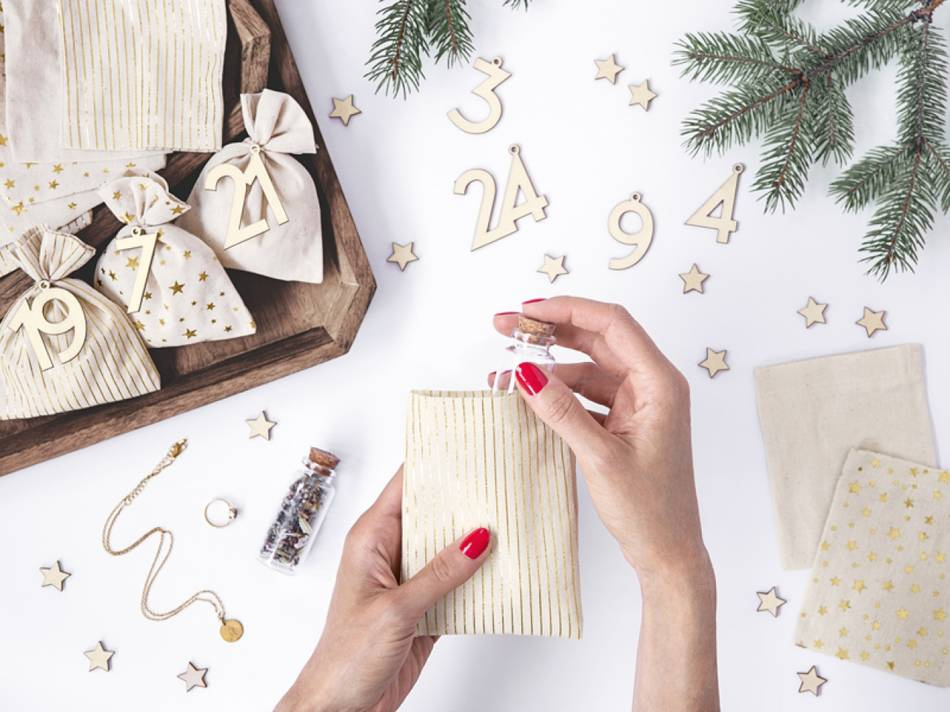 Adventskalender, påsar. Mix