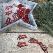 Konfetti Merry Christmas, 4.2 x 2.2cm, 3g Konfetti Merry Christmas, 4.2 x 2.2cm, 3g