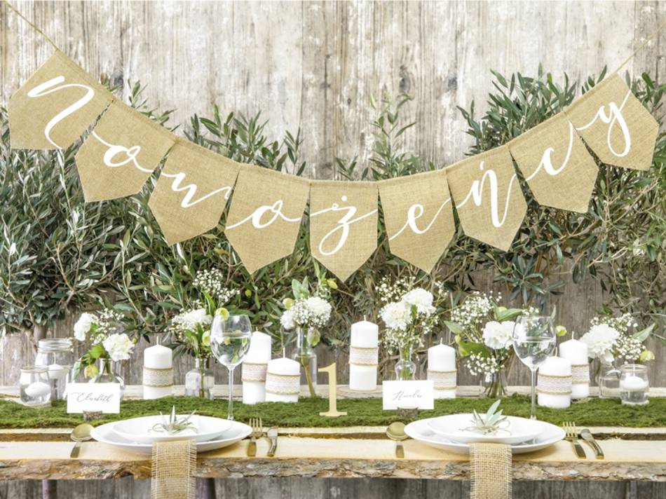 Bordsnummer av trä, 10.5cm (1 pkt / 10 st.)