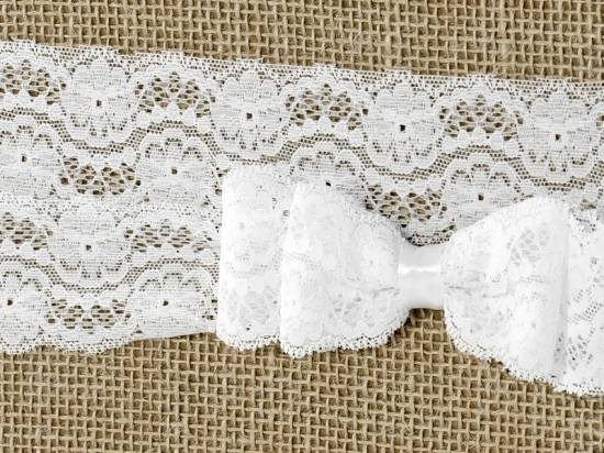 Spetsband och rosett, gästbok