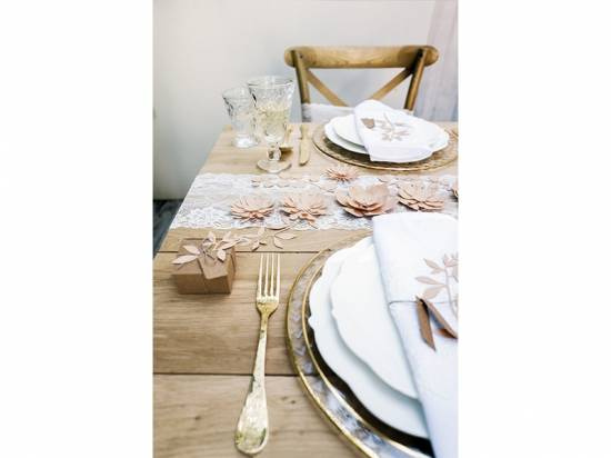 duka med rosa blommor 3 st