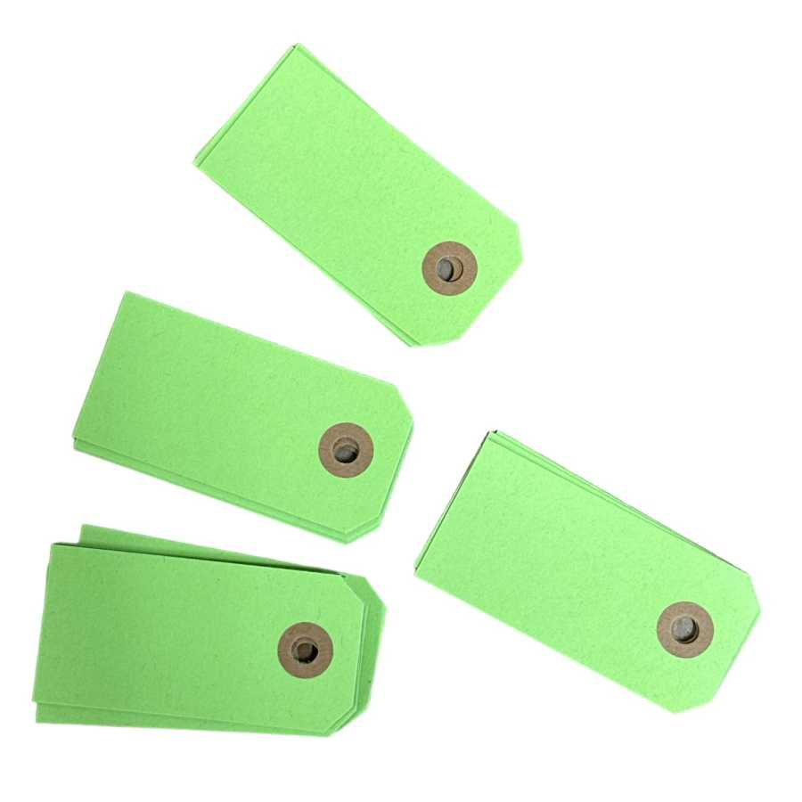 Limegröna etiketter 20 st