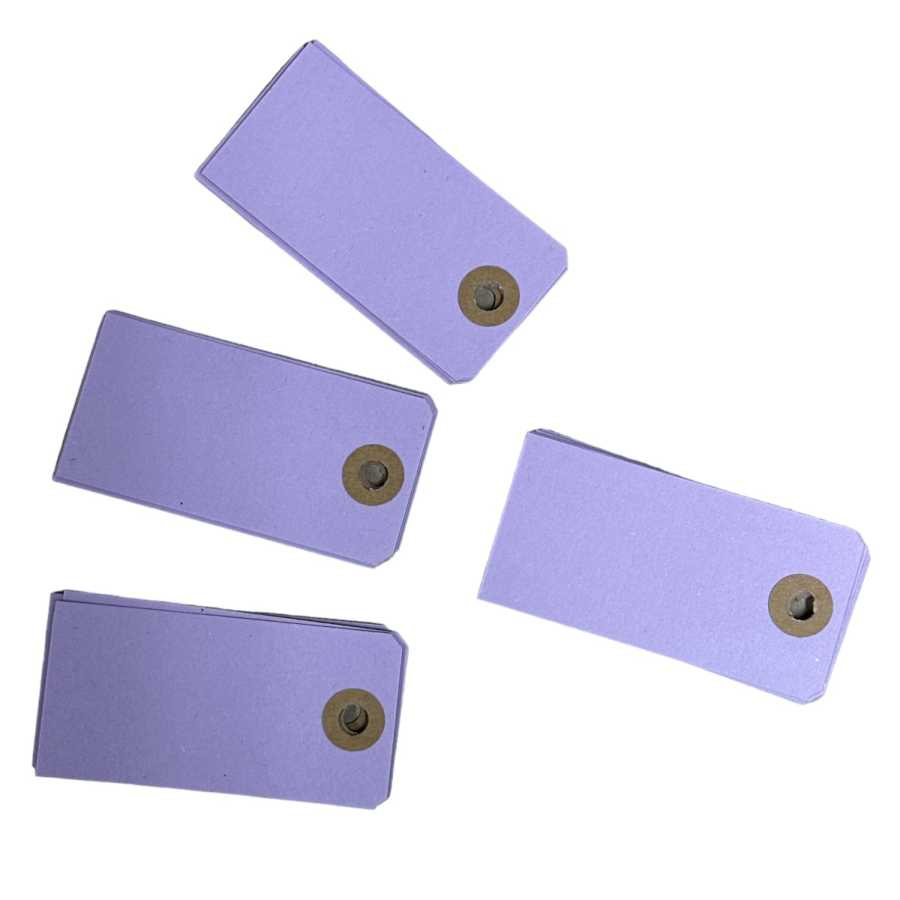 Ljuslila etiketter 20 st