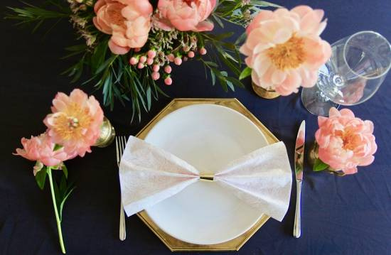 10 st servettringar i guldmetallic