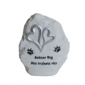 Gravdekoration Saknar dig min trofaste vän (hundtass) Gravdekoration Saknar dig min trofaste vän (hundtass)
