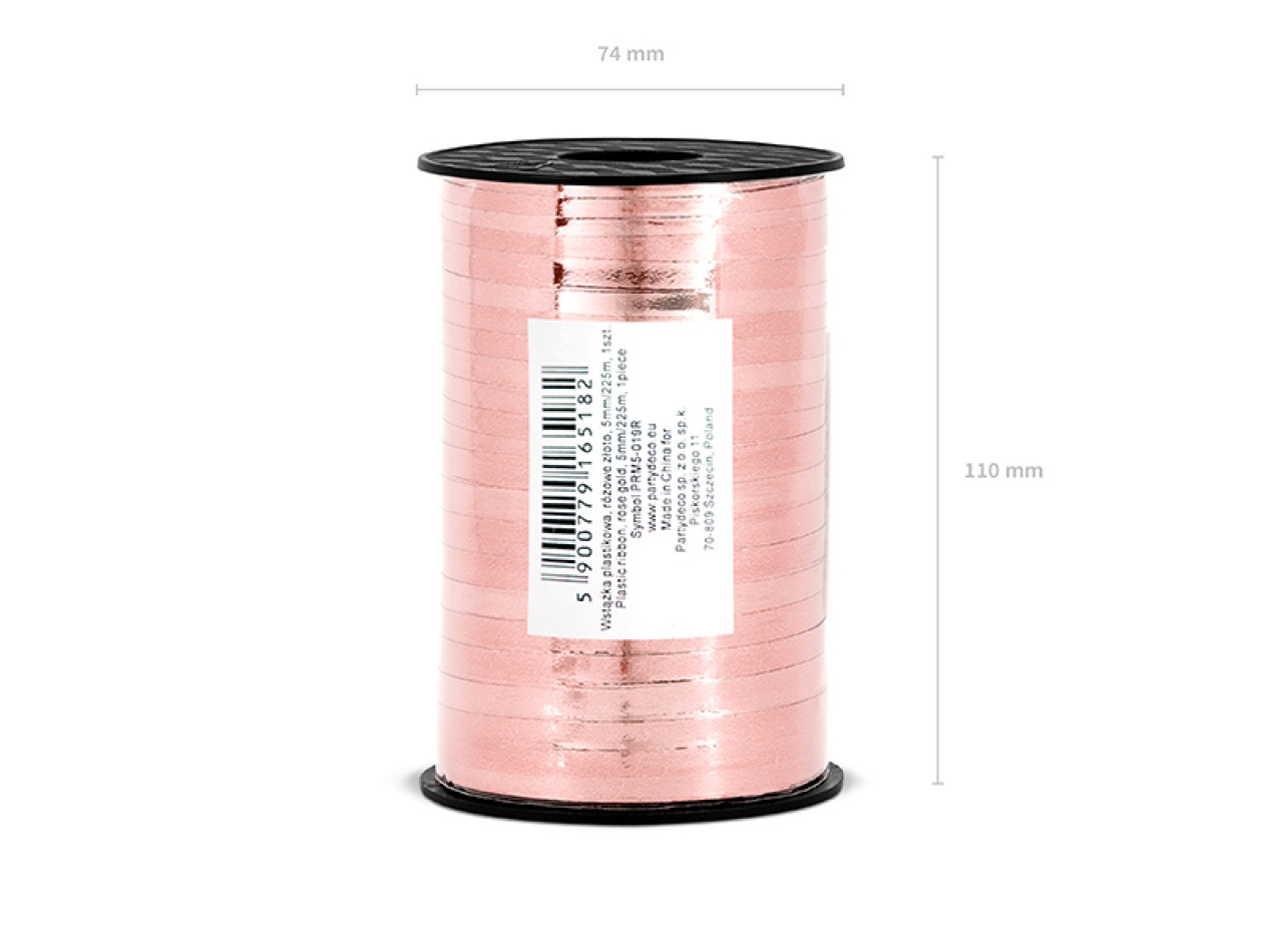 Presentsnöre roséguld 225 meter