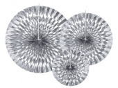 Rosetter, silver (1 pkt / 3 st.) Rosetter, silver (1 pkt / 3 st.)