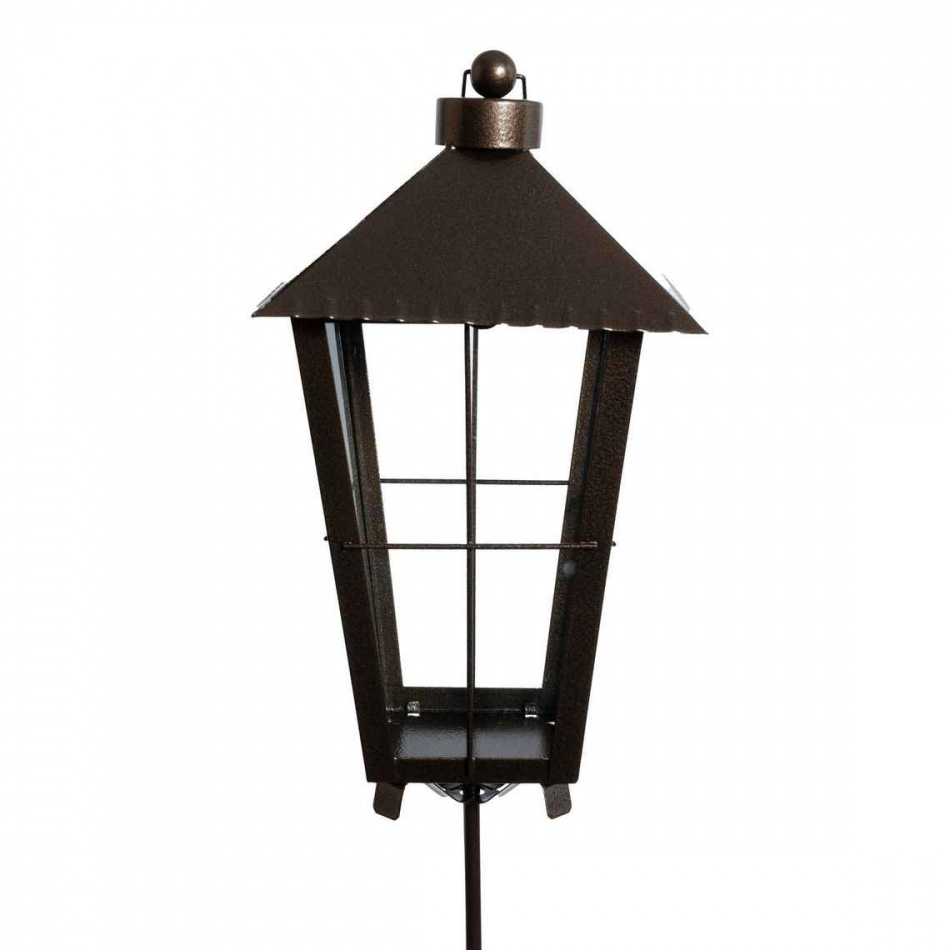 Gravlykta kopparbrun 28 cm med klart glas