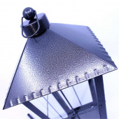 Gravlykta Silver 28 cm med klart glas Gravlykta Silver 28 cm med klart glas