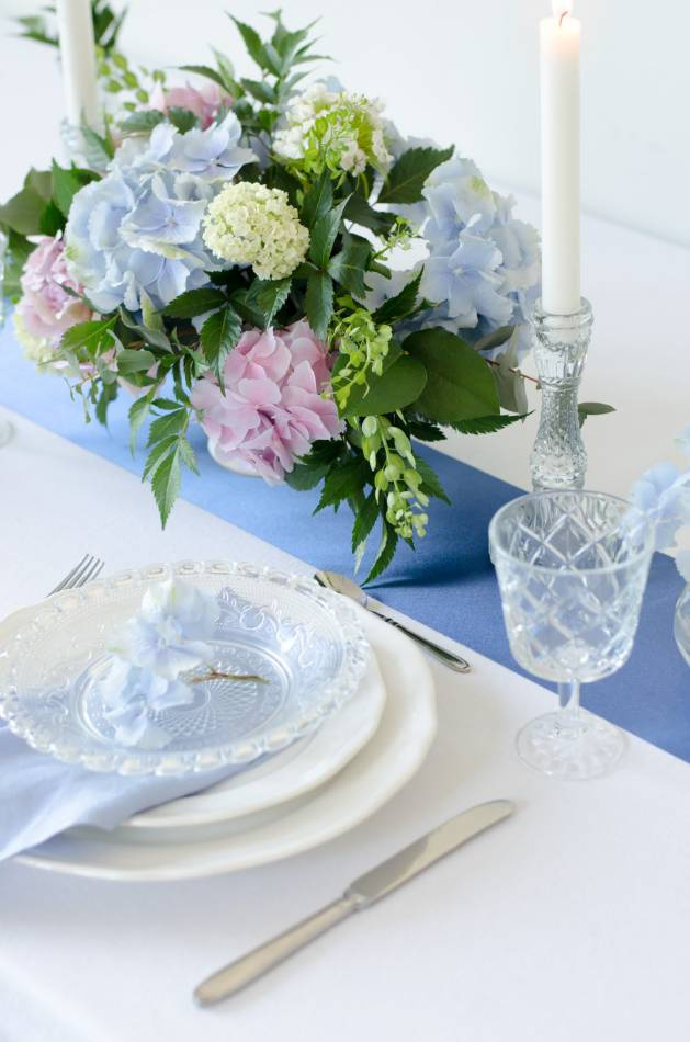 Satinband, Mörkblå, 360 mm ( 9 meter ) 