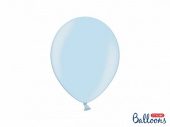 Babyblå metallicballonger, ca 27 cm, 10 st