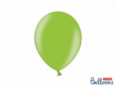 ljusgröna metallicballonger, 10 st, ca 27 cm
