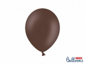 10 st kakaobruna ballonger i latex, ca 27 cm