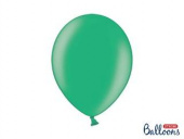 10 st malakitgröna ballonger, metallisk yteffekt, ca 30 cm
