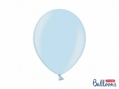 Metallicballonger, babyblå, 10 st, ca 30 cm