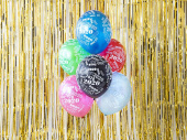 Ballonger, År 2020, Metallic mix. 30 cm. 6 st