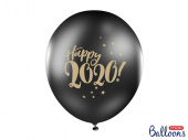 Ballonger, Happy 2020!. 6 st 30 cm Svarta