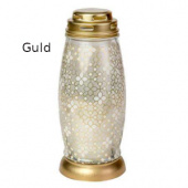 Gravlykta med mönster med extra ljus Gravlykta med mönster med extra ljus