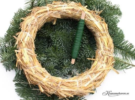 Kranspaket - Kransstomme, Tråd & Ris